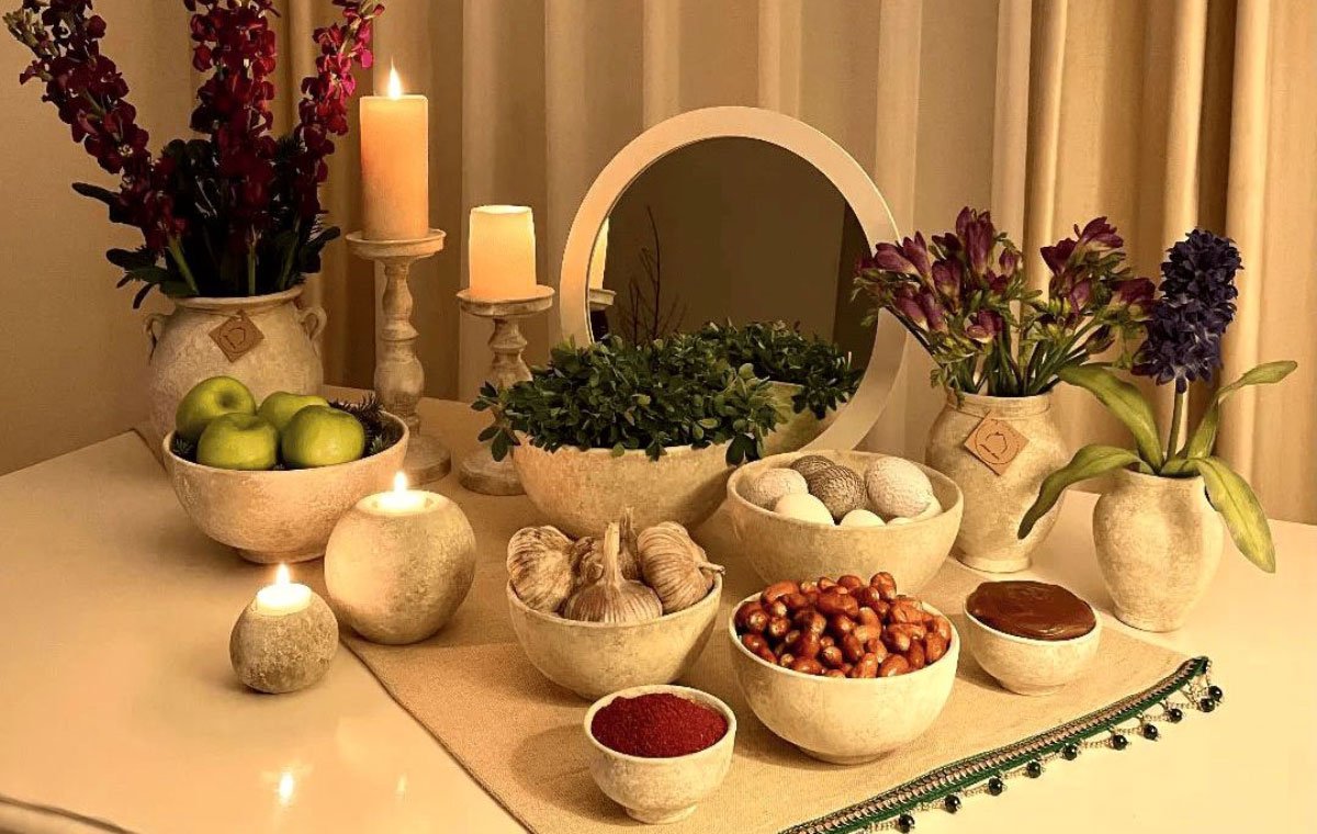 اجزای سفره هفت‌سین به انگلیسی