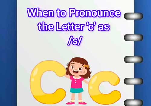 تلفظ حرف "C" در زبان انگلیسی در شرایط مختلف