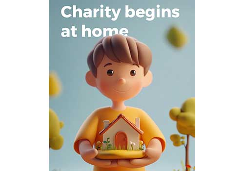 معنی اصطلاح "Charity begins at home" در زبان انگلیسی