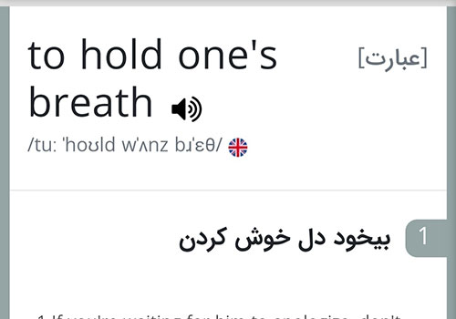 آموزش معنی اصطلاح stop holding your breath در زبان انگلیسی